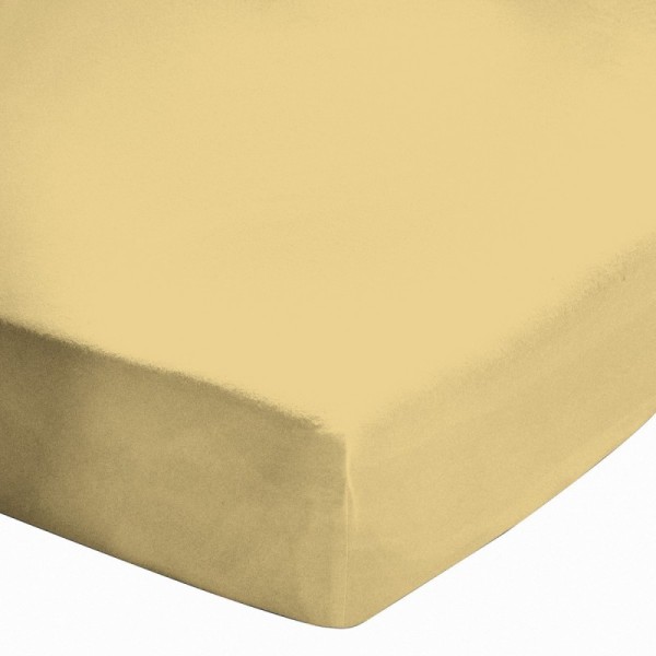 Drap housse JAUNE