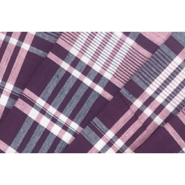 Mouchoirs de Travail Quadrillé 50x50cm Coton (Lot de 12)