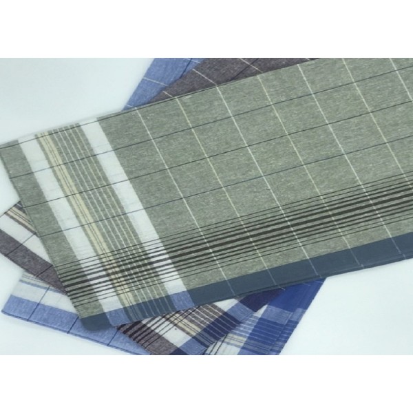 Mouchoirs de Travail Carreaux Bigarré 50x50cm Coton (Lot de 6)