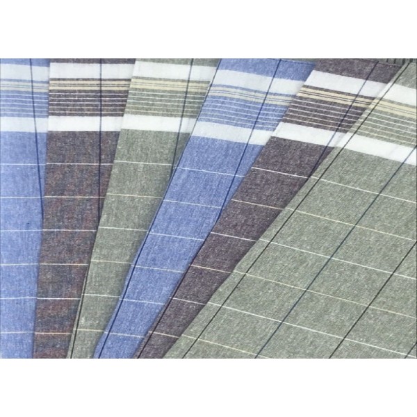 Mouchoirs de Travail Carreaux Bigarré 50x50cm Coton (Lot de 6)