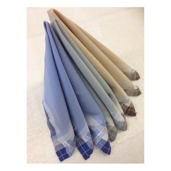Lot de 6 mouchoirs de travail