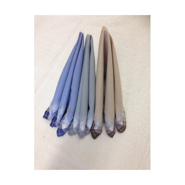 Lot de 6 mouchoirs de travail
