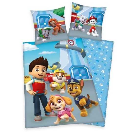 Housse de couette 140x200 Paw Patrol Mighty Pup's