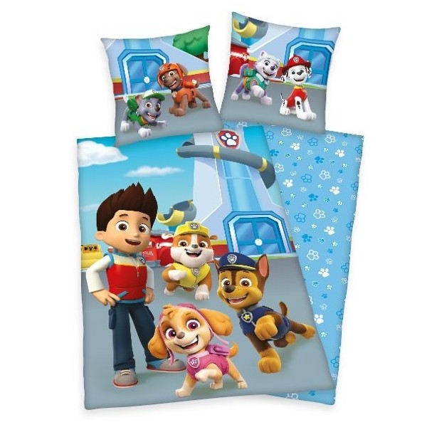Housse de couette 140x200 Paw Patrol Mighty Pup's