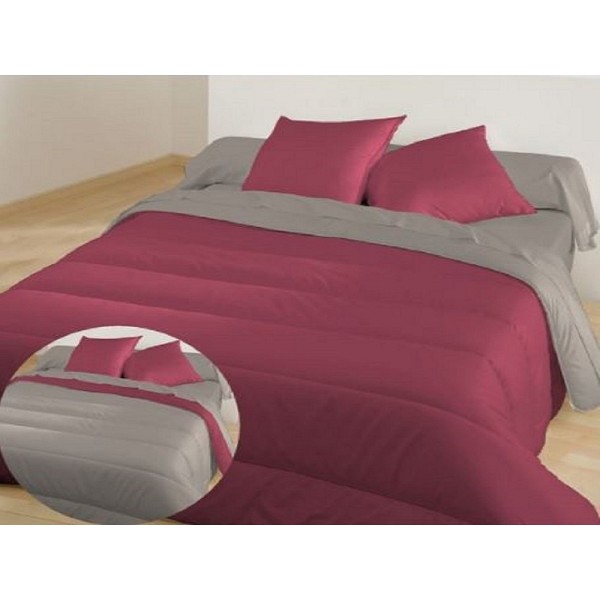 Couette Microfibre Groseille Glycine 220x240