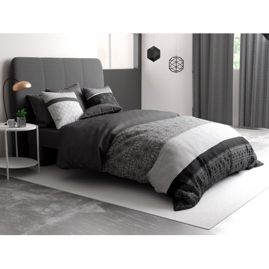 Housse de couette 220x240 Sandro 100% Coton 57 fils/cm²
