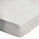 Drap housse 200x200 - Gris souris - 100% coton, 57 fils, BT 30