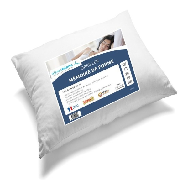 Oreiller Mémoire de Forme 65x65