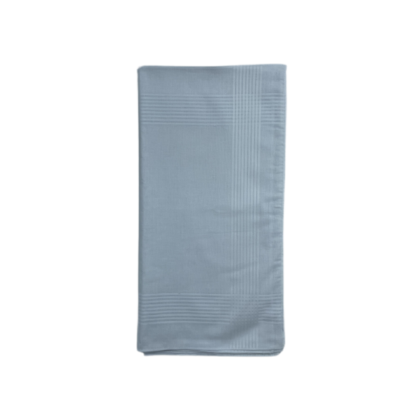 Lot de 6 Mouchoirs de Travail Blanc 100% coton 40x40cm