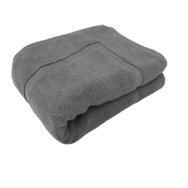 Lot de 5 Grandes Serviettes Eponge 600 g/m²  100 % coton - Marron