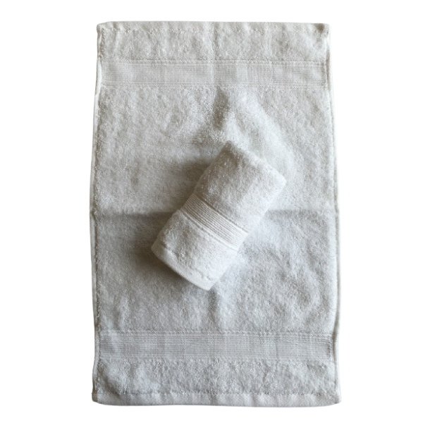 Lot de 5 Grandes Serviettes Eponge 600 g/m²  100 % coton - Marron