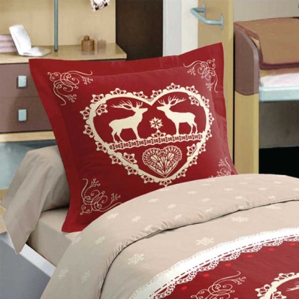 Chalet Winter Rouge 140x200