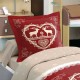 Parure Chalet Winter Rouge (3p)