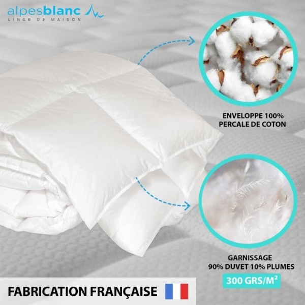 Couette Naturelle en Plume 140x200