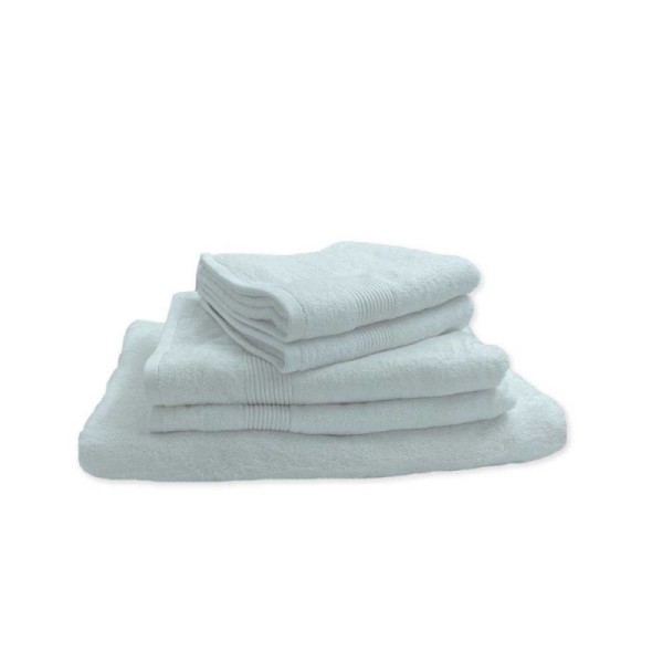 Lot de 5 Grandes Serviettes Eponge 600 g/m²  100 % coton - Marron