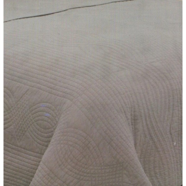 Motif Couvre lit Gris - 2 places