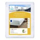 Protège Matelas molleton 400gr/m² pour lit Tête et Pieds Relevables