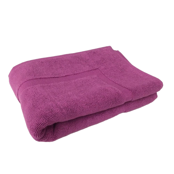 Lot de 5 Grandes Serviettes Eponge 600 g/m²  100 % coton - Marron