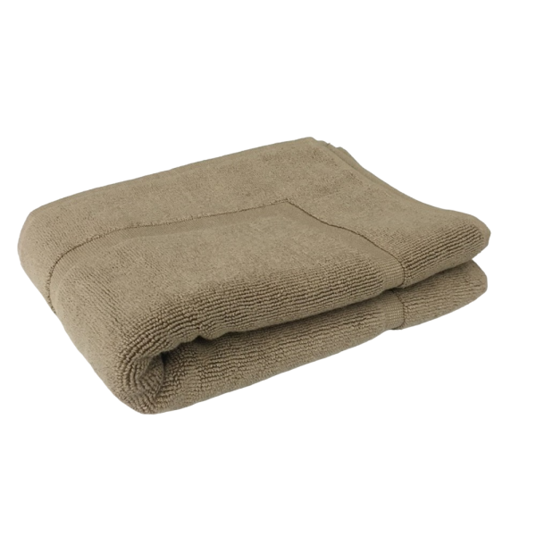 Lot de 5 Grandes Serviettes Eponge 600 g/m²  100 % coton - Marron