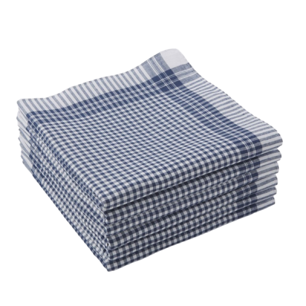 Lot de 6 mouchoirs de travail