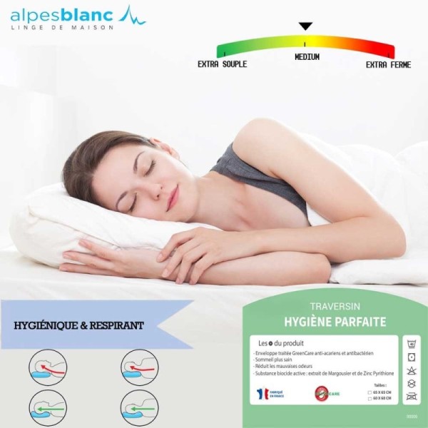 copy of Traversin Aegis Anti Acariens - 90 cm