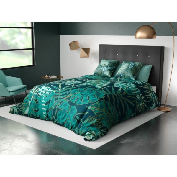 Housse de couette 100 % coton ALba 240x260 dans chambre
