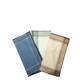 Lot de 12 Mouchoirs fond coloré 100% coton 40x40cm