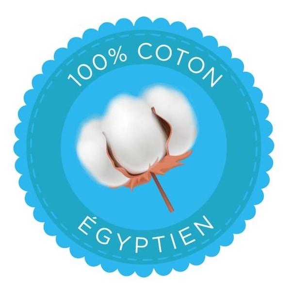 100% coton égyptien