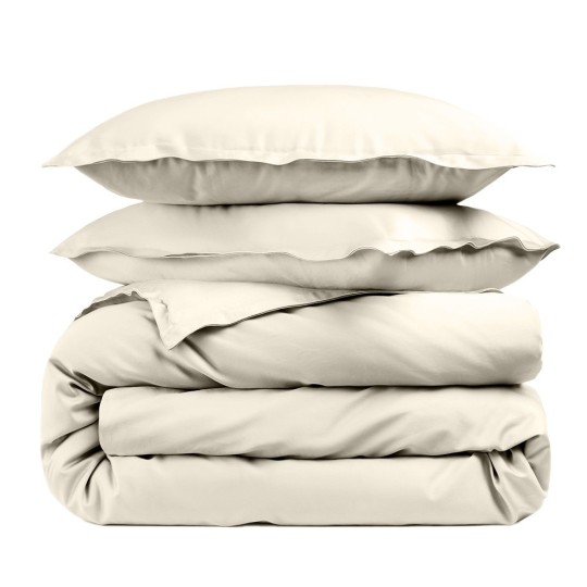 Housse de couette unie Percale de coton 80 fils/cm²