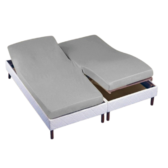 copy of Drap housse Cacao 2x70x190 Tête Relevable