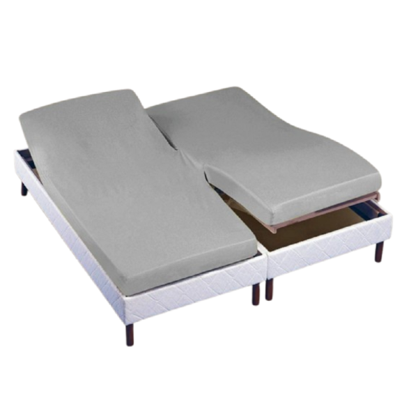 copy of Drap housse Cacao 2x70x190 Tête Relevable