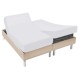 Protège Matelas molleton 400gr/m² pour lit Tête et Pieds Relevables
