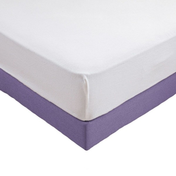 Protège Matelas Molleton Coton Élastomère 200g/m²  90x190 cm