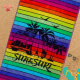 Serviette de plage Van Multicolore 90x170cm - ambiance
