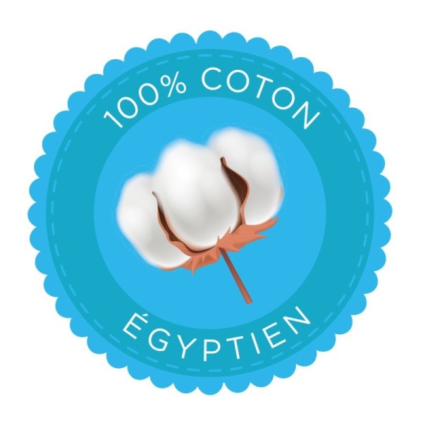 Picto 100% coton égyptien