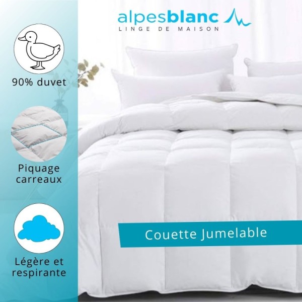 Couette naturelle plume Luxe