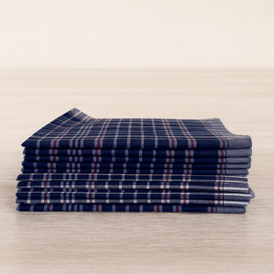 Lot de 6 mouchoirs de travail