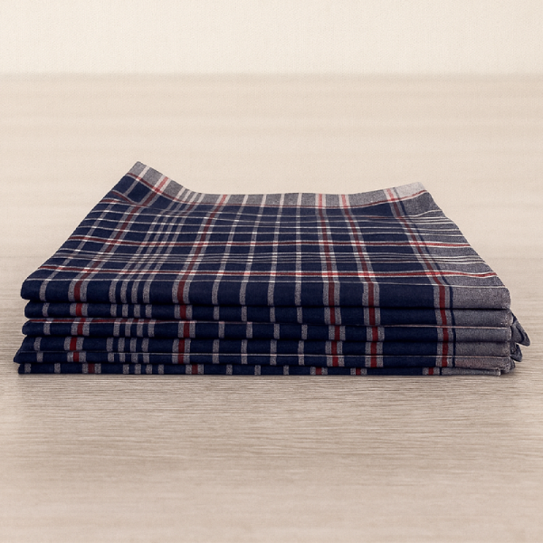 Lot de 6 mouchoirs de travail