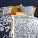 Housse de couette ARABESQUE 220x240  cm 100% Coton 57 fils + 2 taies 63x63 cm