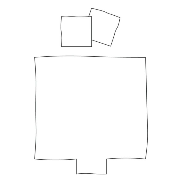 Housse de couette HANA 100% coton percale 71 fils à rayures terracotta et sable avec finition rabat à border.