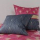 Housse de couette 240x220 motifs violets et fuchsia | 100% coton