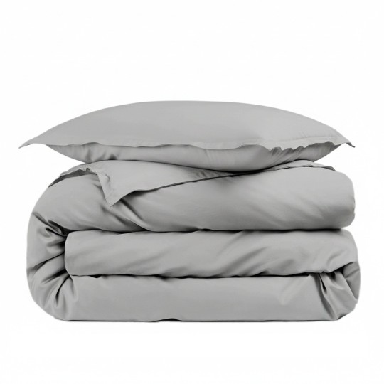 Housse de couette unie Percale de coton 80 fils/cm²