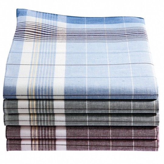 Lot de 6 mouchoirs de travail