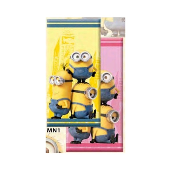 Serviette de plage Minions Rose 70 x 140