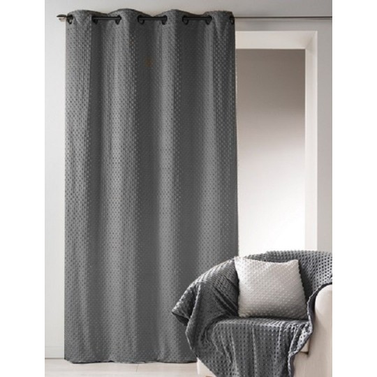 Rideau Polaire Gris - 140 x 260 cm 