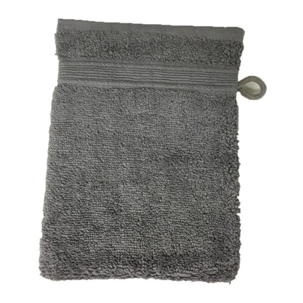 Lot de 5 Grandes Serviettes Eponge 600 g/m²  100 % coton - Marron