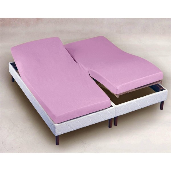 drap housse 2x70x190 blanc