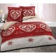 Housse de couette Chalet Winter Rouge 