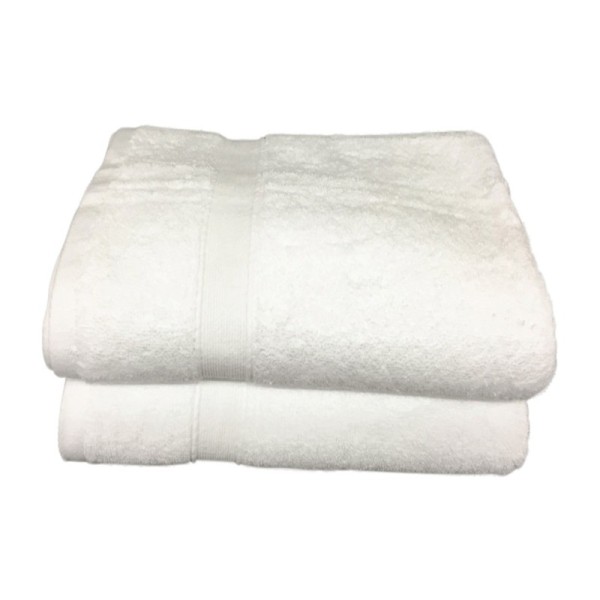 Lot de 5 Grandes Serviettes Eponge 600 g/m²  100 % coton - Marron